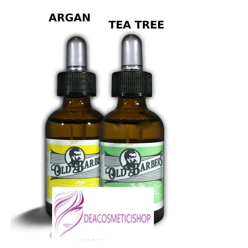 olio da barba old barbers oil beard argan e o tea tree 30ml