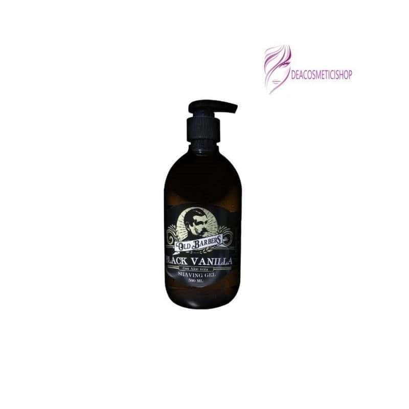 OLD BARBERS BLACK VANILLA SHAVING GEL 500ML