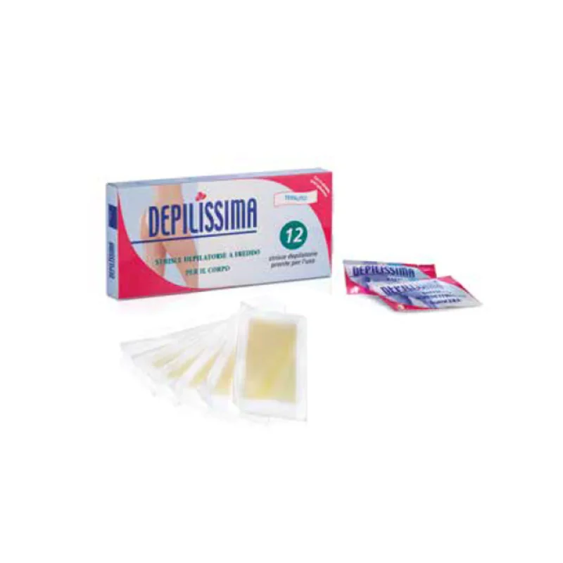 DEPILISSIMA STRISCE VISO TESSUTO 12PZ