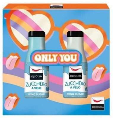 AQUOLINA COFFRET ONLY YO ZUCCHERO A VELO LATTE+BAGNO