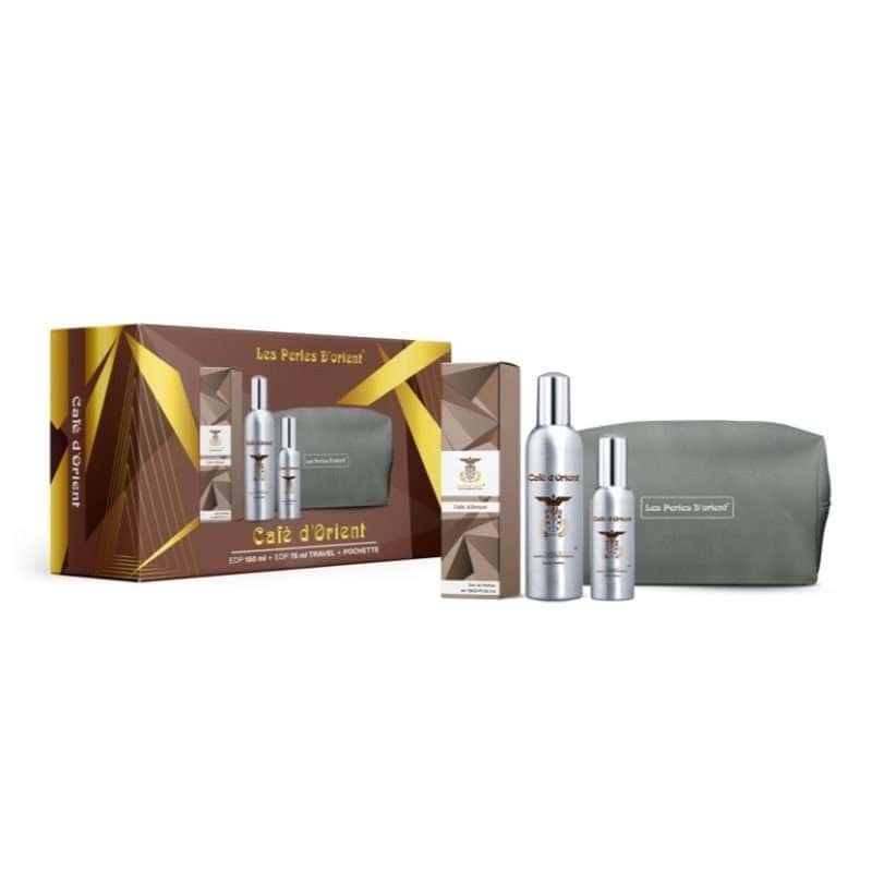LES PERLES COFFRET CAFE D'ORIENT EDP 150ML+75ML+BEAUTY
