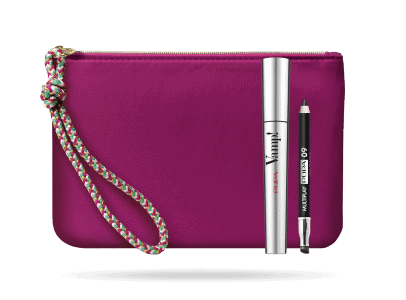 PUPA KIT MASCARA VAMP!+ MATITA NERA+POCHETTE