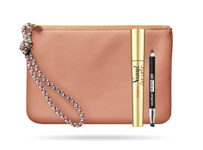 PUPA KIT MASCARA VAMP! FOREVER+MATITA NERA+POCHETTE