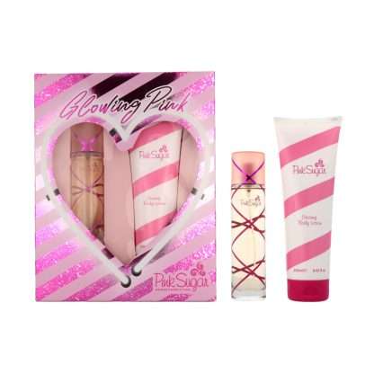 AQUOLINA PINK SUGAR EDT 100ML+LATTE CORPO 250ML