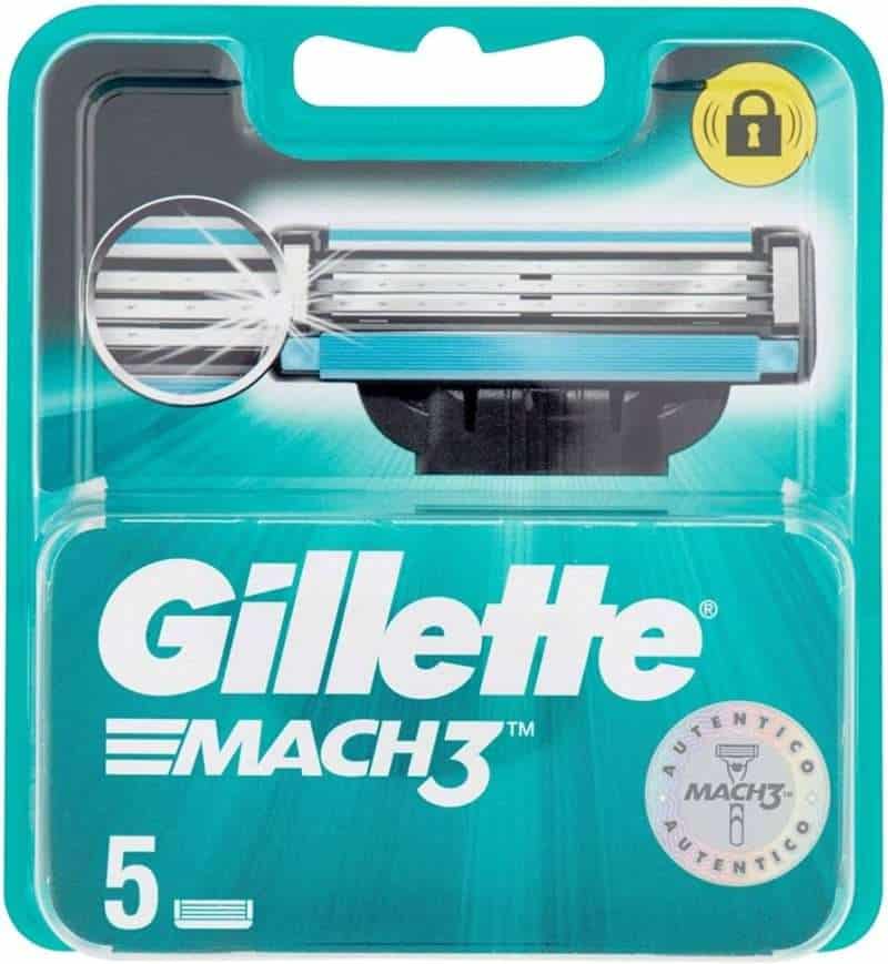 gillette ricambio mak 3 5pezzi
