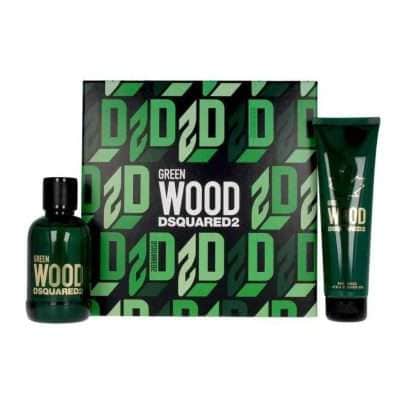 DSQUARED 2 WOOD GREEN COFFRET EDT 100ML+ SHOWER GEL