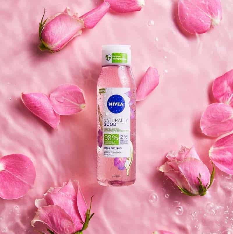 NIVEA DOCCIA OLIO NATURALLY ROSA 300ML