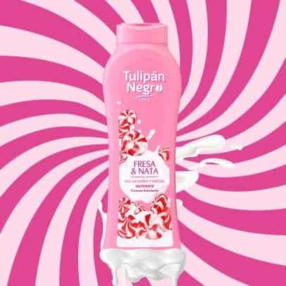 tulipan negro bagnoschiuma fresa nata 650ml