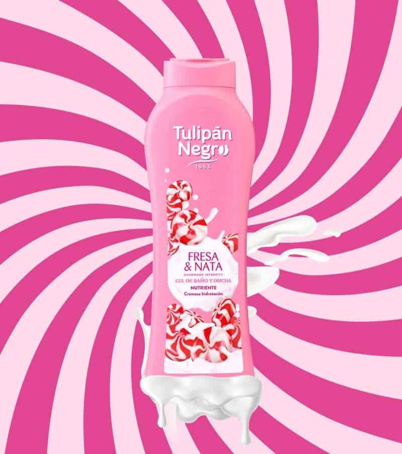 tulipan negro bagnoschiuma fresa nata 650ml