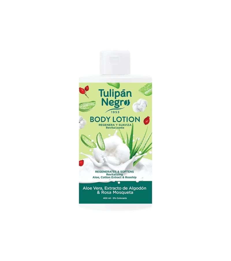 tulipan negro crema corpo aloe e rosa mosqueta 400ml