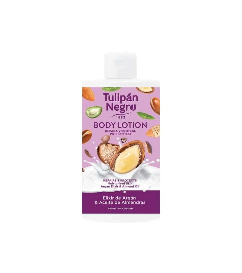 tulipan negro crema corpo argan y almendras 400ml