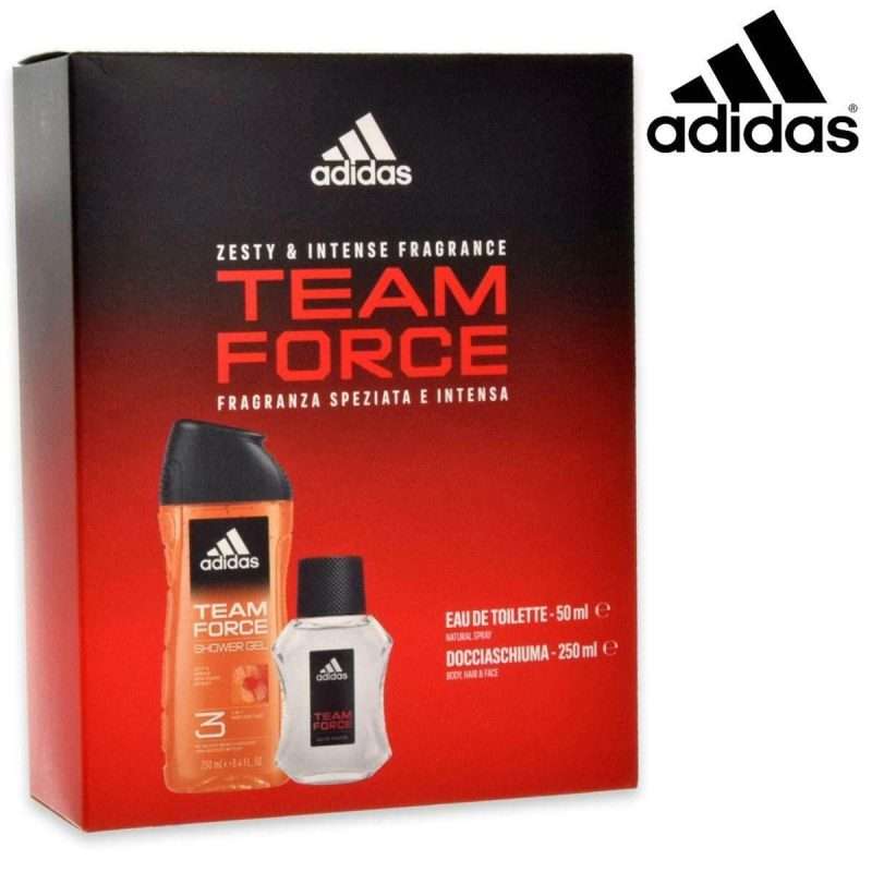 ADIDAS TEAM FORCE FOR MAN EDT 50ML+ SHOWER