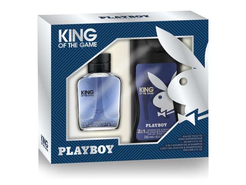 PLAYBOY KING COFFRET FOR MAN EDT 60ML+ SHOWER