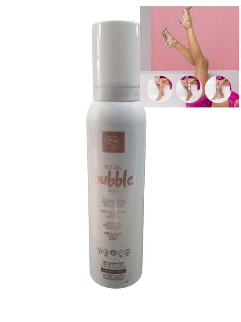 RO.IAL BUBBLE CERA DEPILATORIA SPRAY A FREDDO TITANIO ROSA 150ML