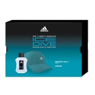 ADIDAS COFFRET ICE DIVE EDT 100ML FOR MAN + CAPPELLINO