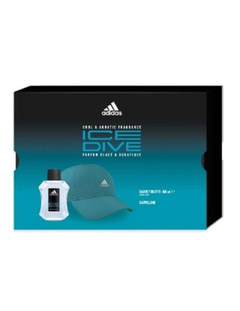 ADIDAS COFFRET ICE DIVE EDT 100ML FOR MAN + CAPPELLINO