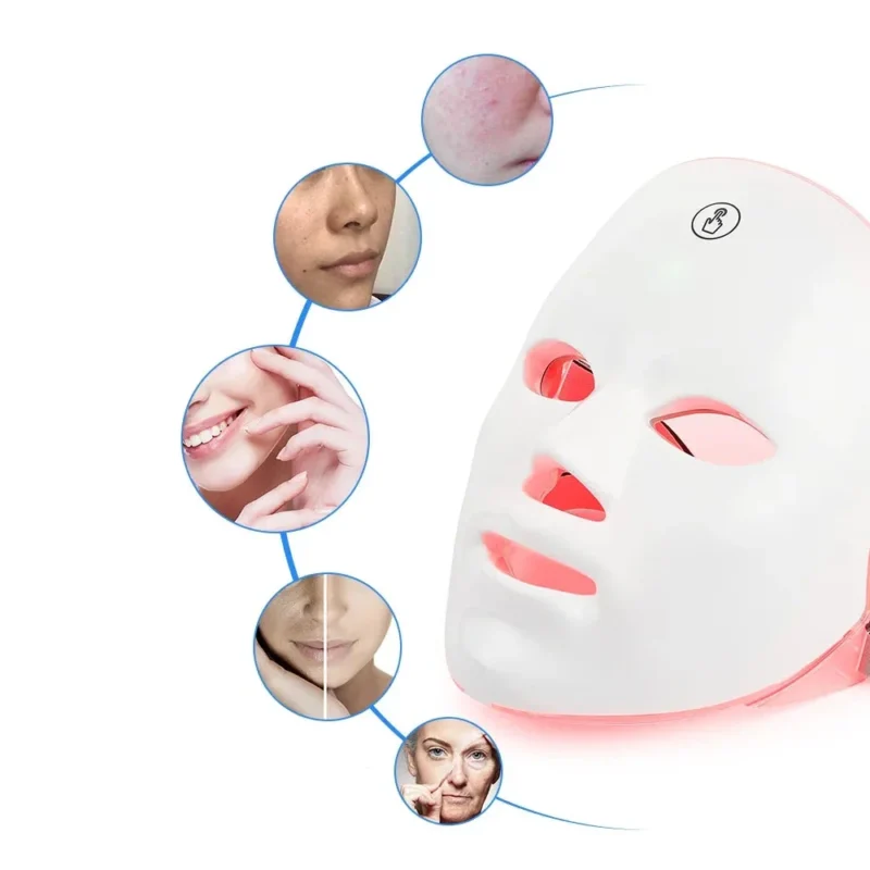 maschera di bellezza a led skin care acne antirughe