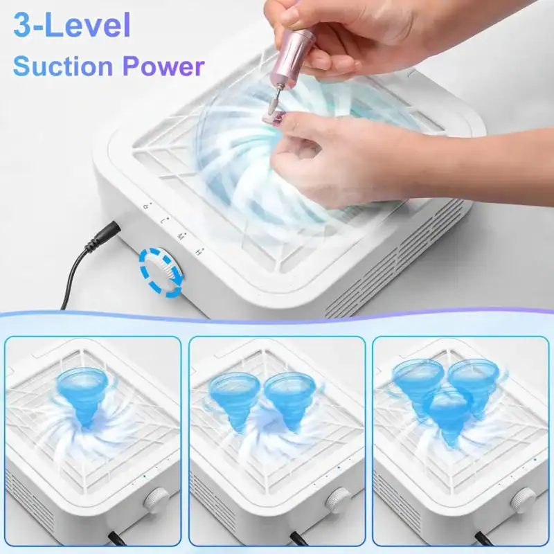 LABOR ASPIRATORE NAILS AD ALTA QUALITà 120W - immagine 2