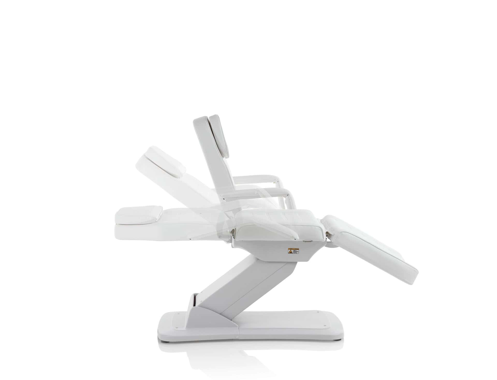 POLTRONA ESTETICA TEKNO FIT BIANCA ELETTRICA 3 MOTORI MOD.2214-A - immagine 2