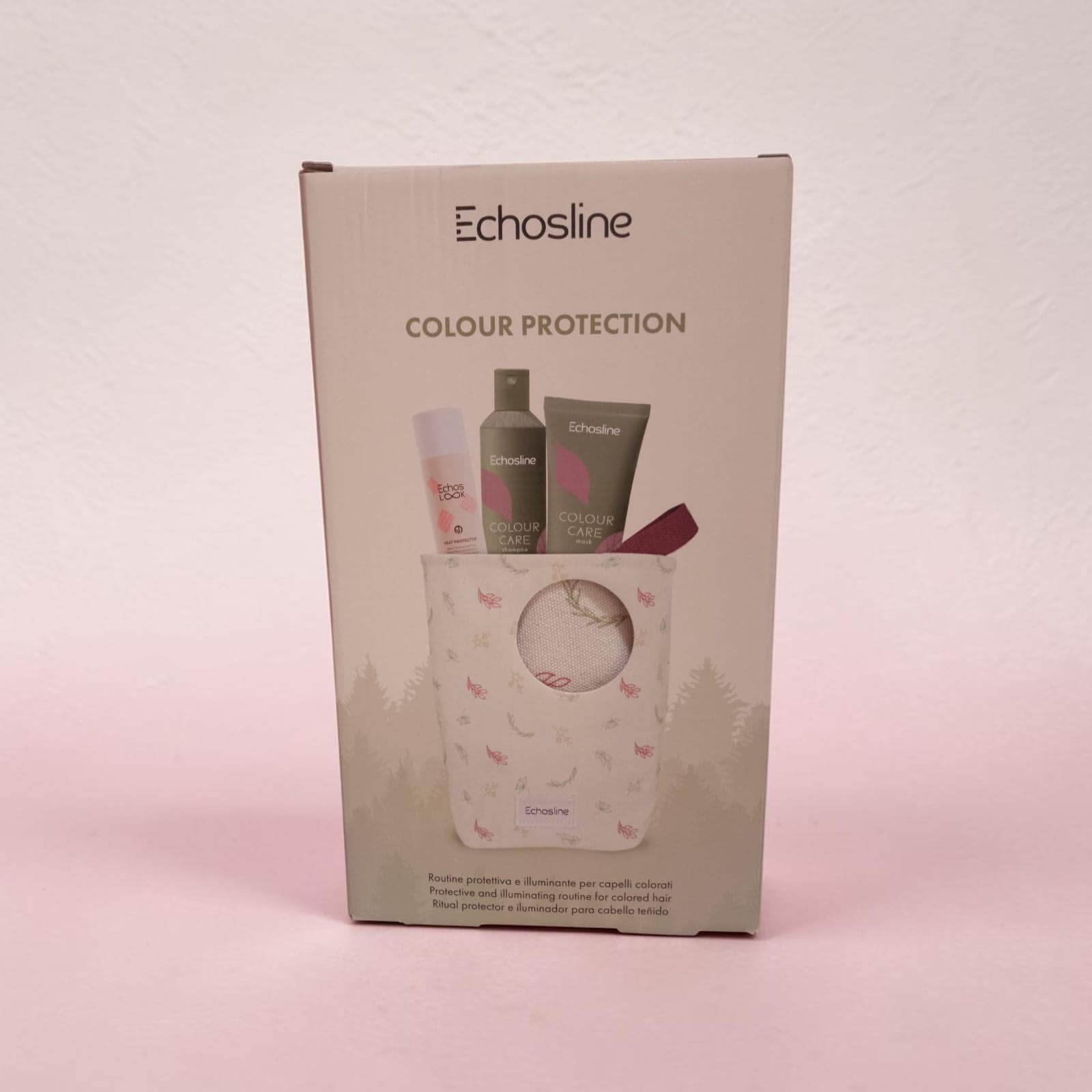 ECHOSLINE COLOUR PROTECTION KIT SHAMPOO 300ML+MASK 300ML+TERMOPR. 200ML